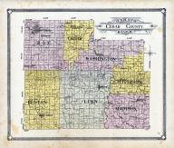 Cedar County Outline Map, Cedar County 1908